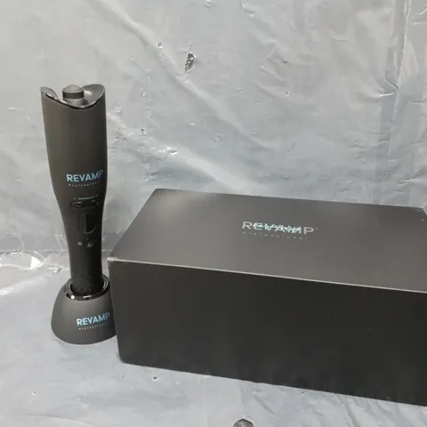 BOXED REVAMP IGEN LIBERATE PROGLOSS CORDLESS HOLLYWOOD CURL AUTOMATIC ROTATING CURLER 