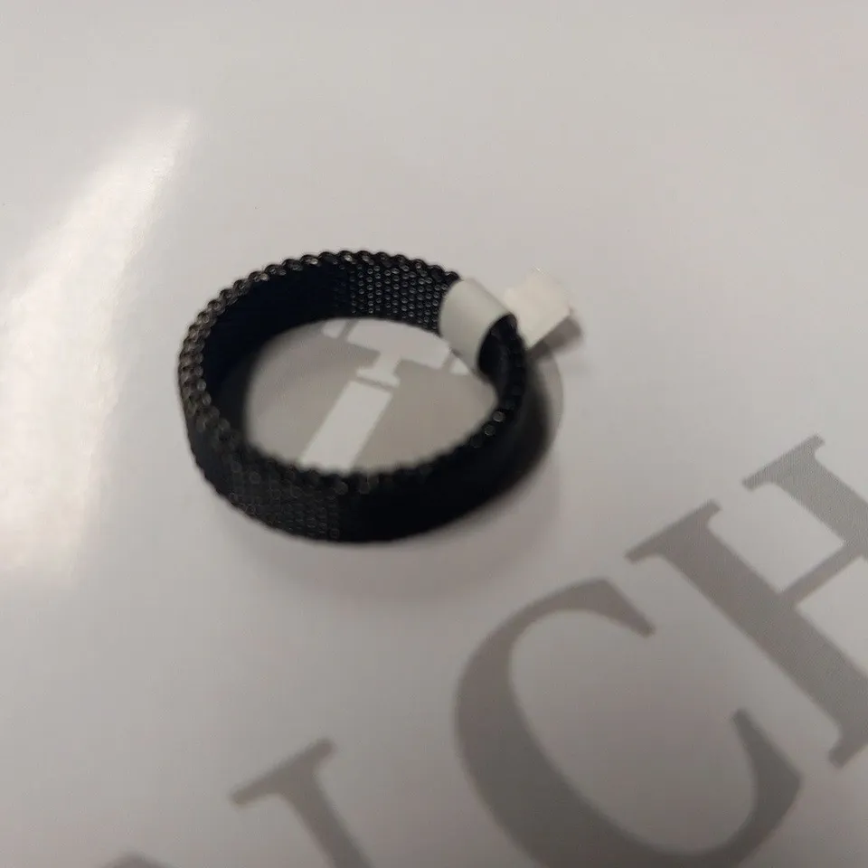 BERING BLACK BROAD MESH INNER RING SIZE 7