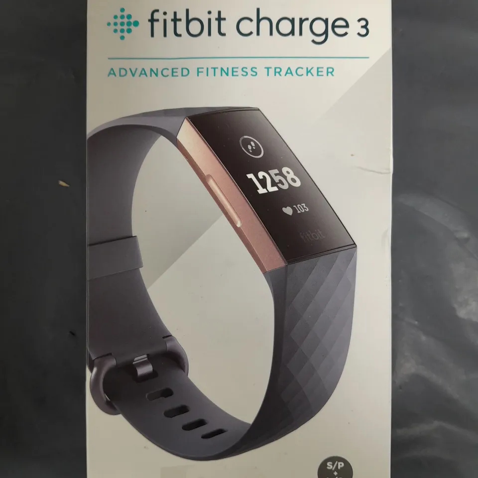 BOXED FITBIT CHARGE 3 ADVANCED FITNESS TRACKER