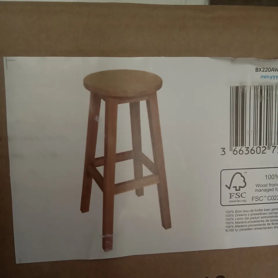 BOXED GOODHOME VIRGINIA BAR STOOL
