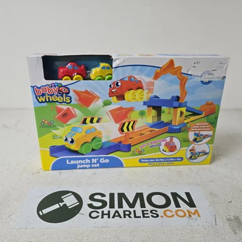 BABY WHEELS LAUNCH N' GO JUMP SET – BOXED TOY