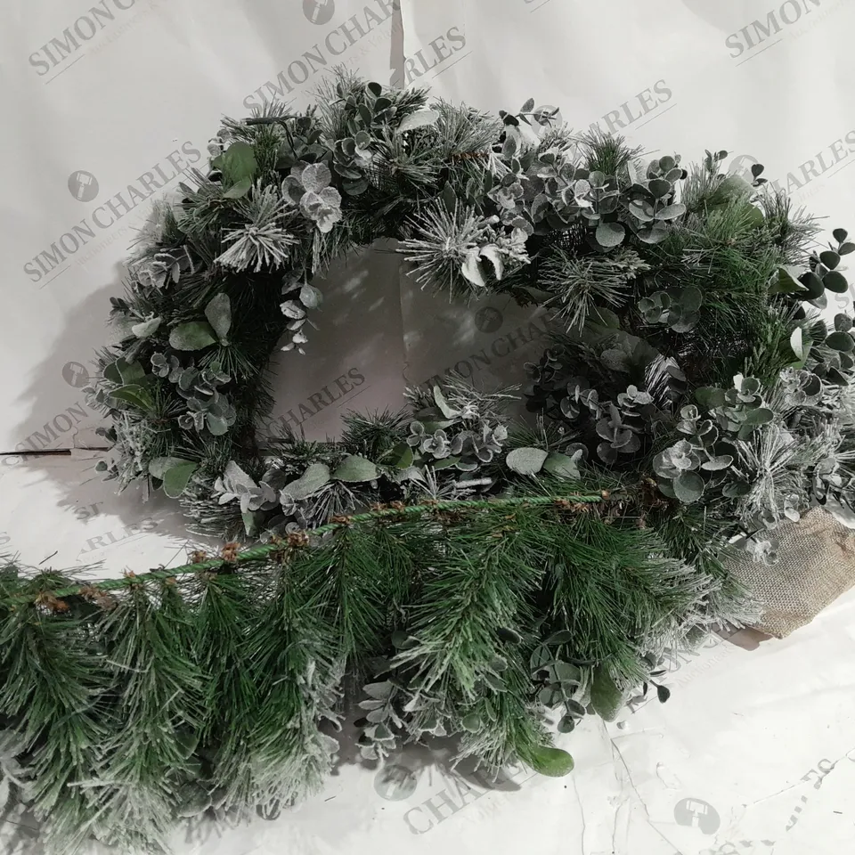 K BY KELLY HOPPEN PRE-LIT GREENERY CHRISTMAS DECORATION - GARLAND