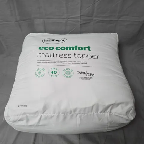 SILENTNIGHT ECO COMFORT MATTRESS TOPPER