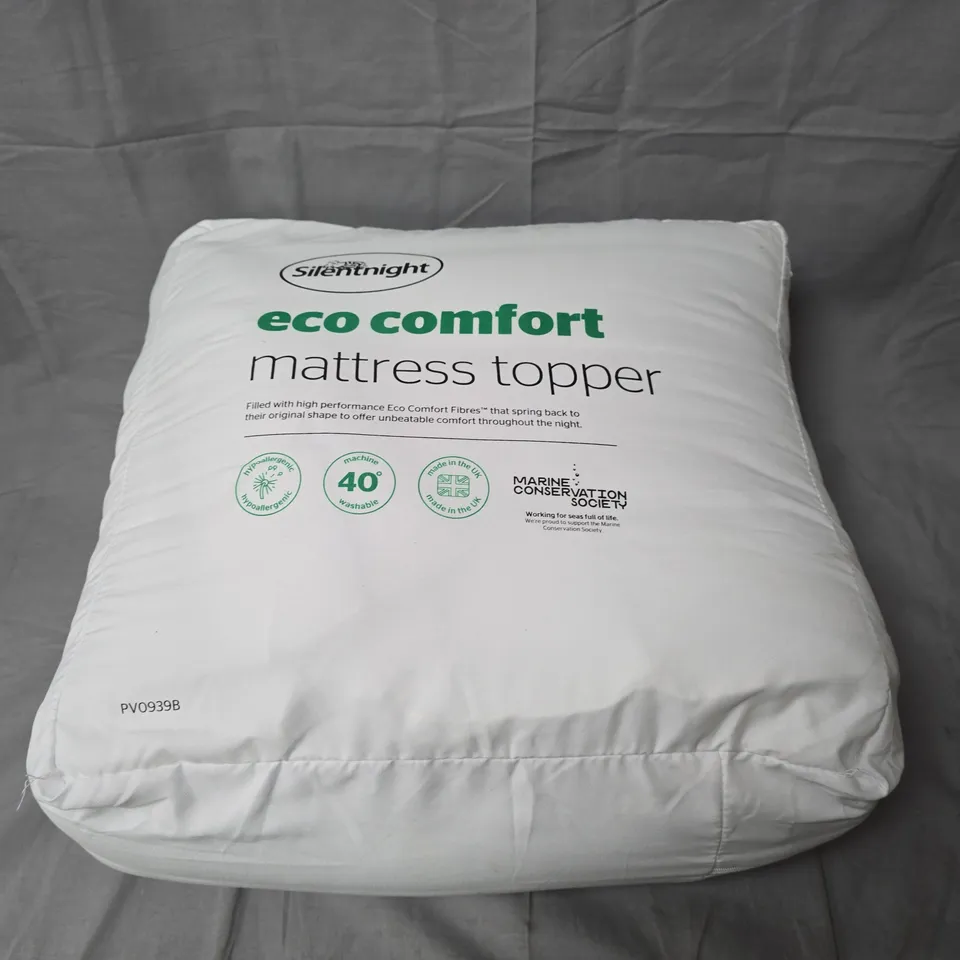 SILENTNIGHT ECO COMFORT MATTRESS TOPPER