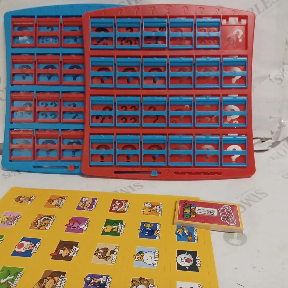 SUPER MARIO GUESS WHO