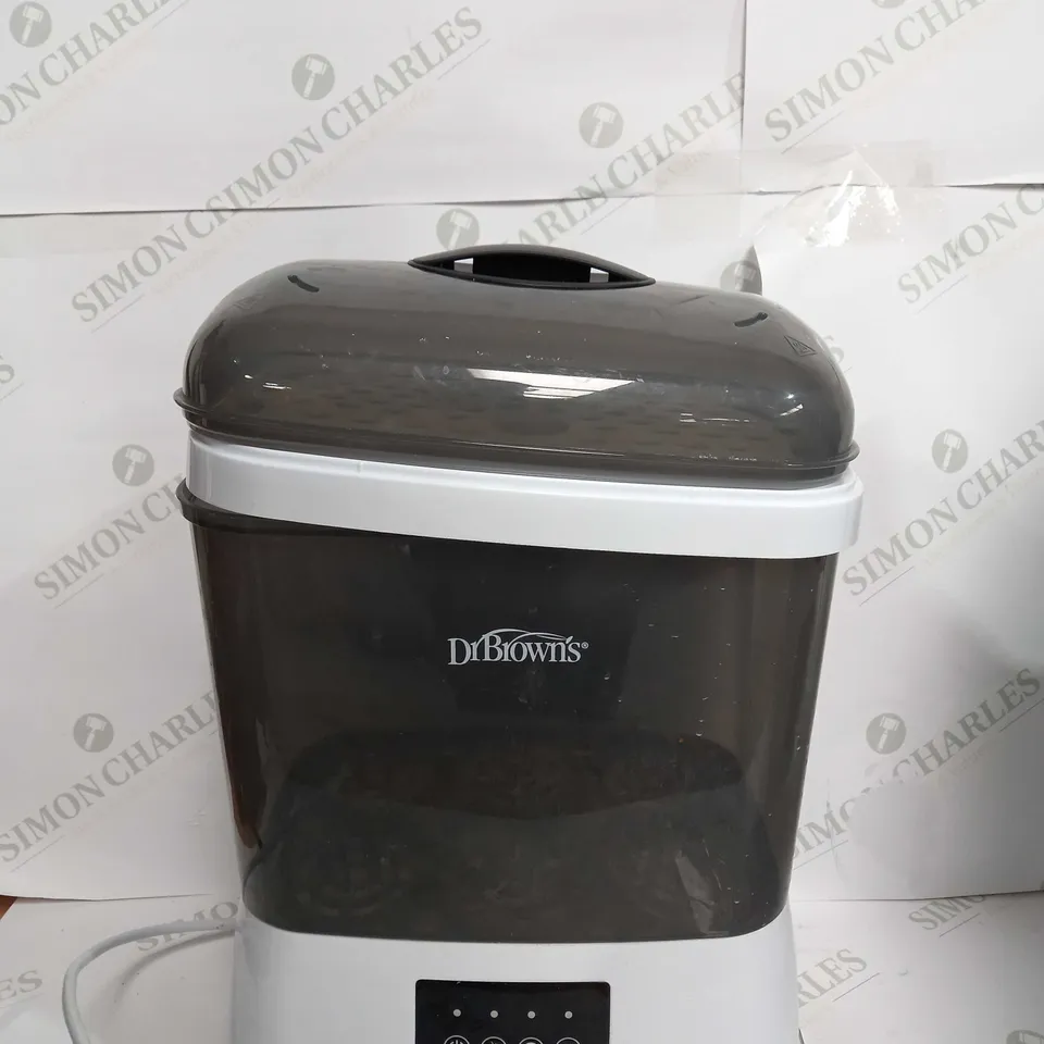 DR BROWNS STEAM BOTTLE STERILISER & DRYER  RRP £99.99