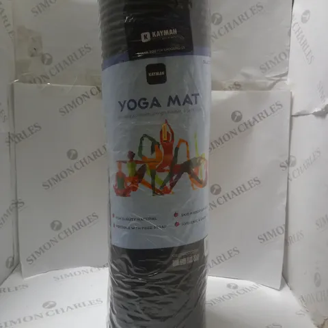 SEALED KAYMAN YOGA MAT IN BLACK
