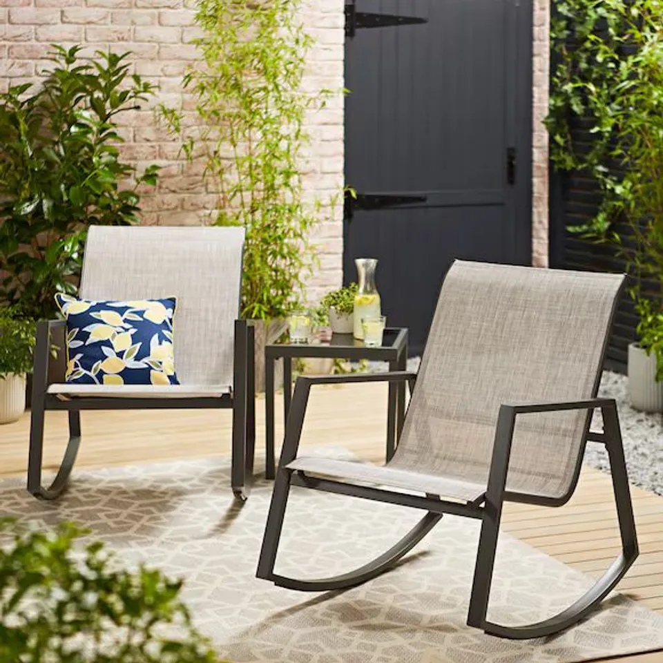 ARUBA 3 PIECE BISTRO ROCKER SET  