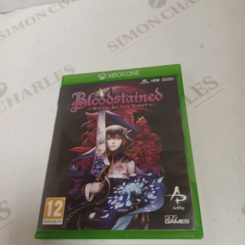 XBOX ONE BLOODSTAINES RITUAL OF THE NIGHT