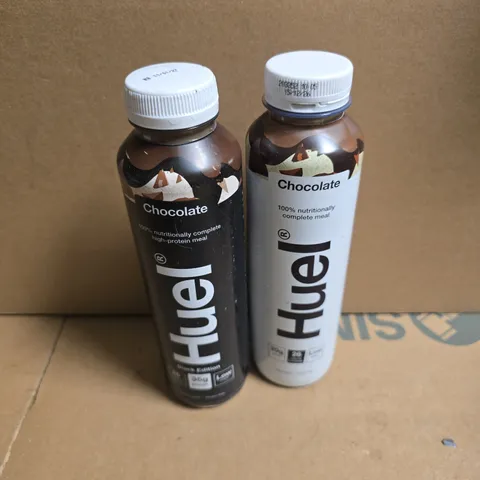 APPROXIMATELY 9 HUEL DRINKS IN CHOCOLATE FLAVOUR