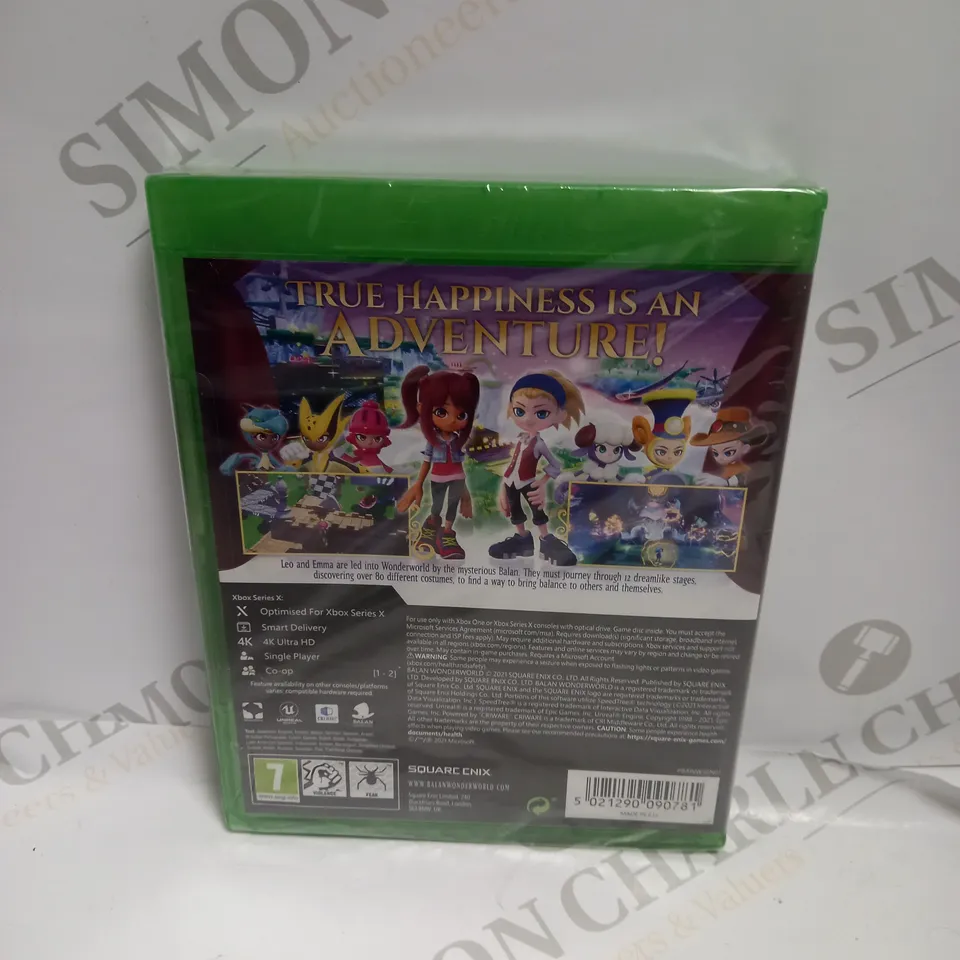 BALAN WONDERWORLD XBOX GAME