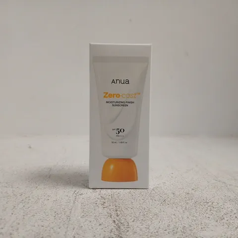 ANUA ZERO-CAST MOISTURIZING FINISH SUNSCREEN SPF50 – 50 ML (BOXED)