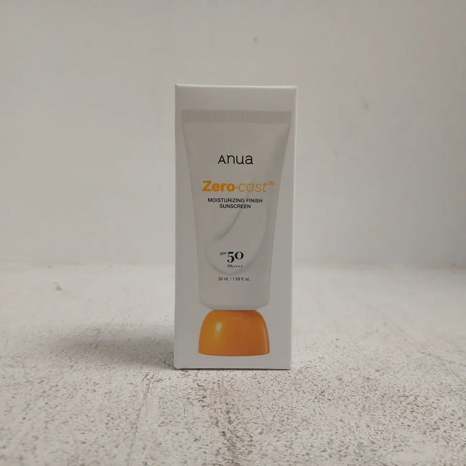ANUA ZERO-CAST MOISTURIZING FINISH SUNSCREEN SPF50 – 50 ML (BOXED)