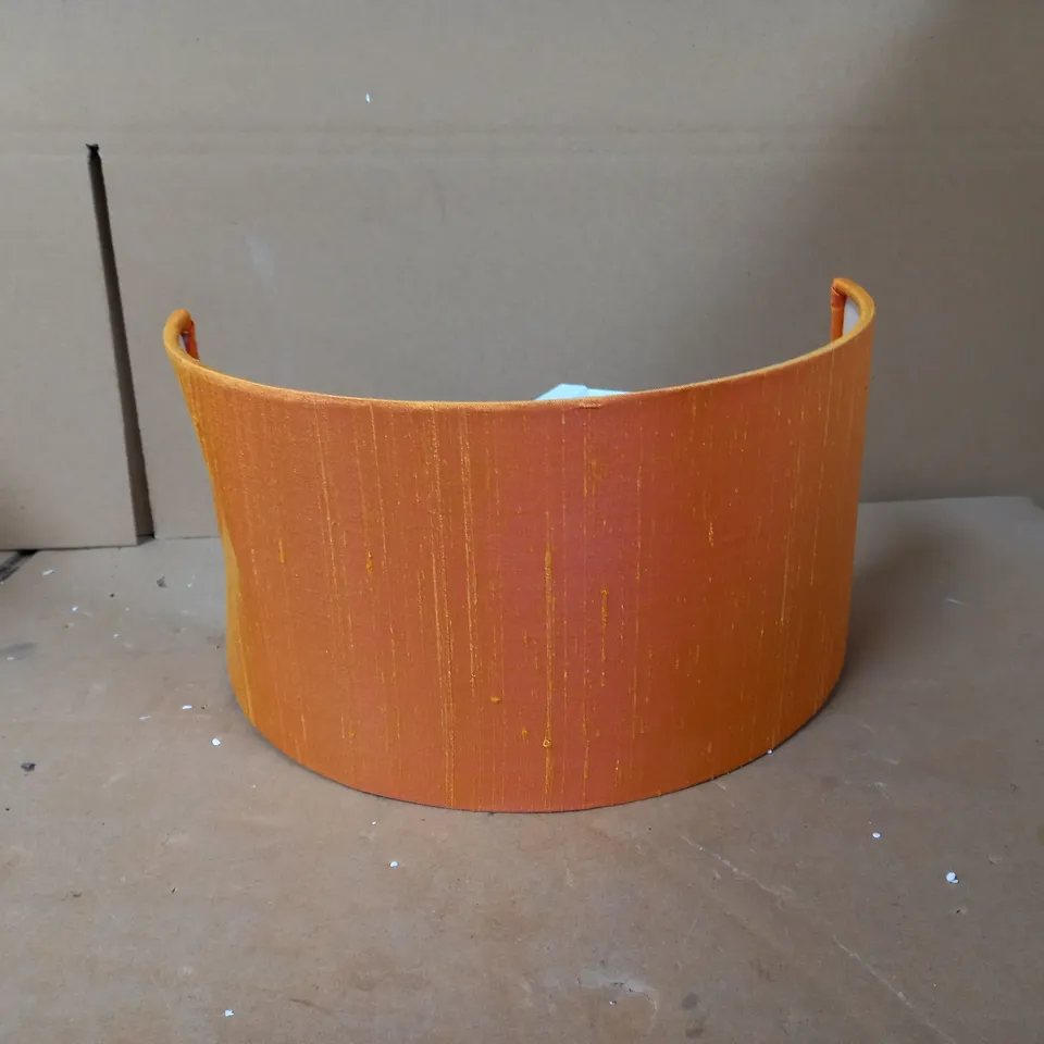 ORANGE TEXTURED WALL LIGHT