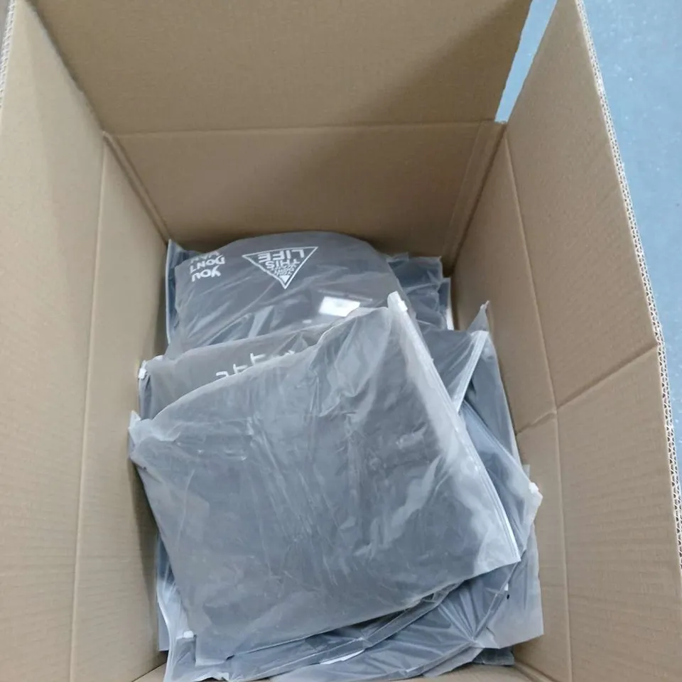 APPROXIMATELY 23 ITEMS  HOODIES AND T-SHIRT WITH THE BRAND YOU DON'T WANT THIS LIFE IN VARIOUS SIZES .