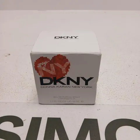 BOXED DKNY DONNA KARAN MYNY EAU DE PARFUM SPRAY 50ML MY NY