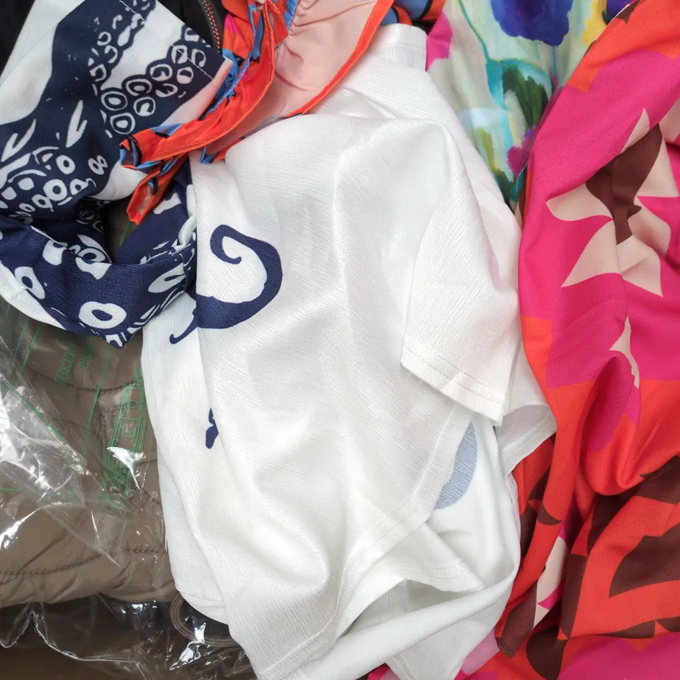 APPROXIMATELY 15 ASSORTED CLOTHING AND FASHION PRODUCTS IN VARIOUS STYLES AND SIZES - COLLECTION ONLY