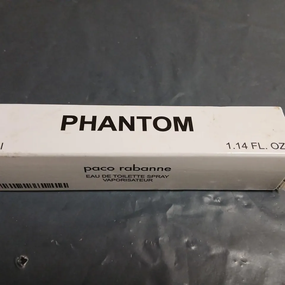 BOXED PACO RABANNE PHANTOM 33ML