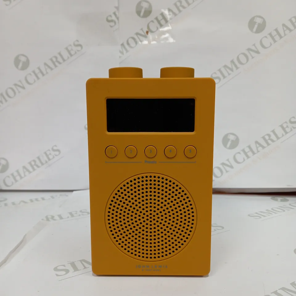 JOHN LEWIS SOLO DAB/FM DIGITAL RADIO