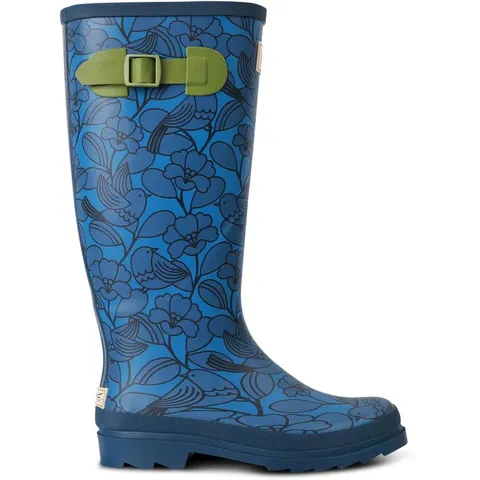 BRAND NEW REGATTA WOMENS ORLA KIELY HI PATTERNED WELLIES IN BIRDY BLUE - UK 3