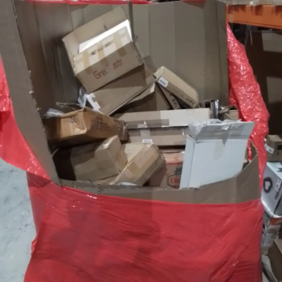 PALLET OF ASSORTED ITEMS TO INCLUDE: PORTABLE HANDWASH STATION, RICE DISPENSER, TOILET SEAT, VOSPEED MIXER, SCOOTER ETC 