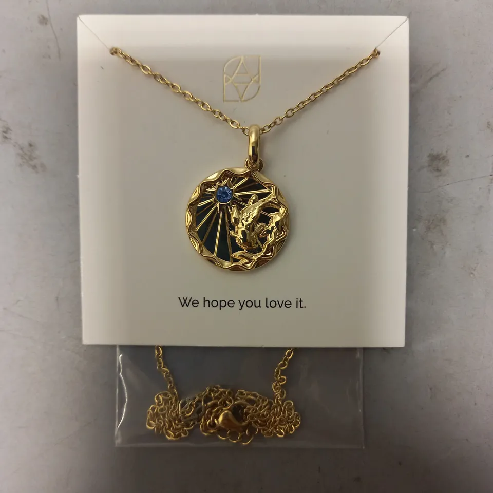 BOXED ABBOTT LYON NECKLACE IN GOLD