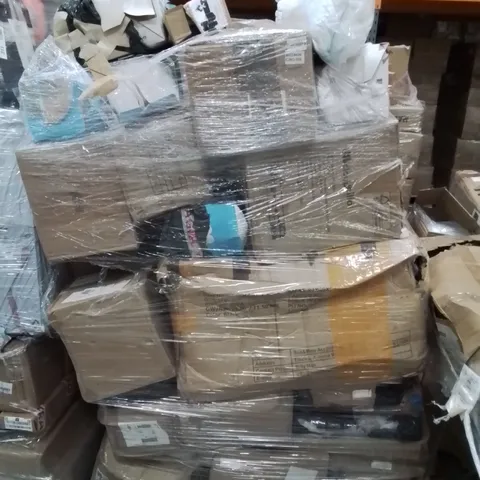 PALLET CONTAINING VARIOUS ASSORTED ITEMS TO INCLUDE, CLOUD PILLO'S, SOFA BED, LITHIUM-ION BATTERIES AND LOTS MORE UNMARKED BOXED ITEMS