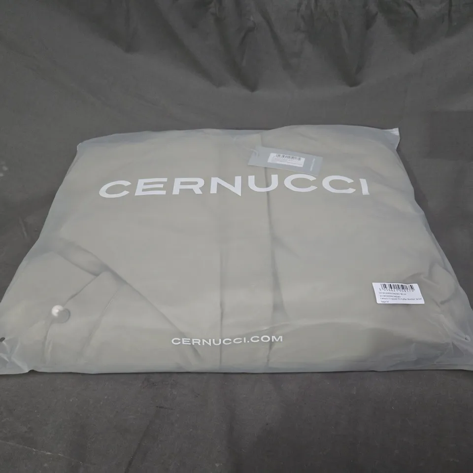 BAGGED CERNUCCI CROPPED PUFFER BOMBER JACKET SIZE M