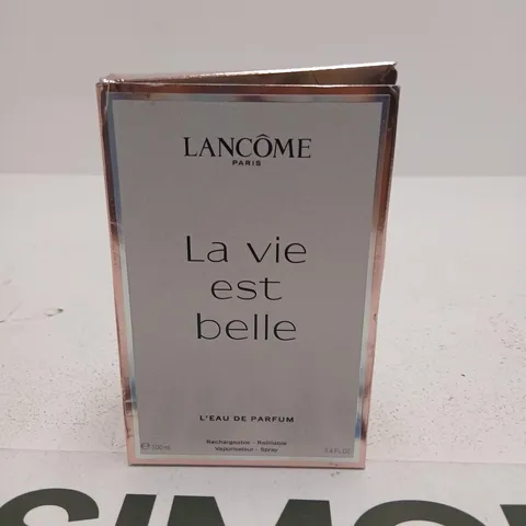 BOXED LANCΓME "LA VIE EST BELLE" EAU DE PARFUM SPRAY 100ML