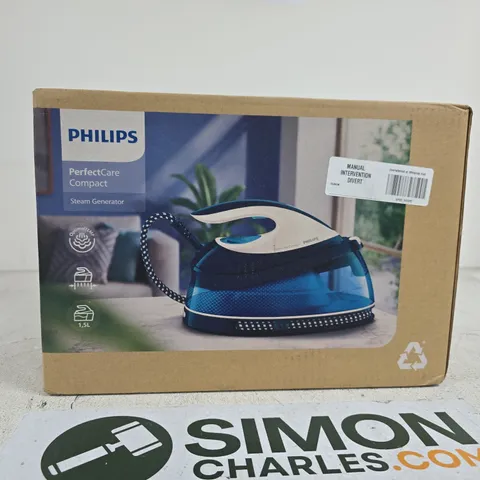 PHILIPS PERFECTCARE COMPACT STEAM GENERATOR IRON – BOXED