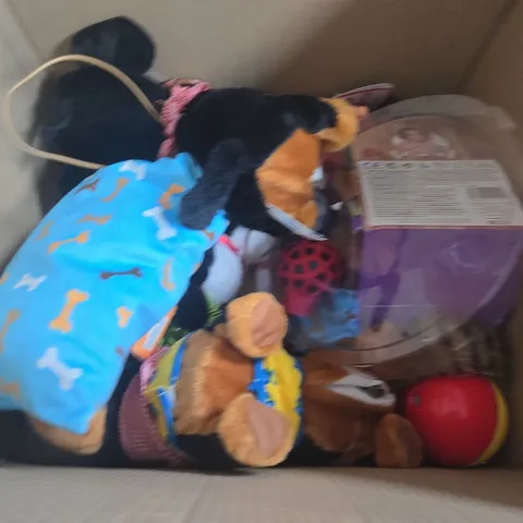 LARGE BOX OF ASSORTED TOYS AND GAMES