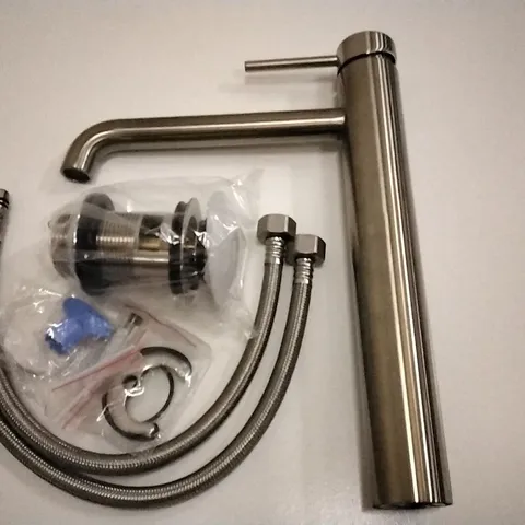 BOXED AS NEW CALYPSO PALENA TALL BASIN TAP IN BRUSHED NICKEL