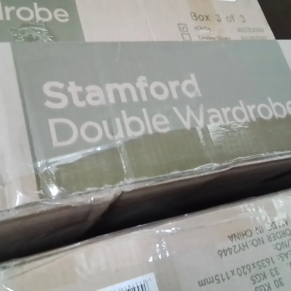 BOXED STAMFORD DOUBLE WARDROBE (3BOXES)