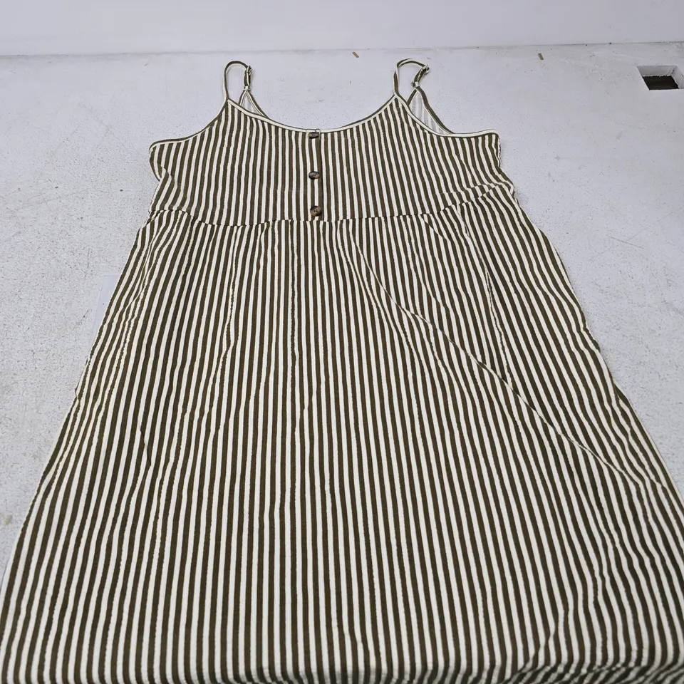 NEXT STRIPED SLEEVELESS DRESS – UK 18 (EU 46, US 14)