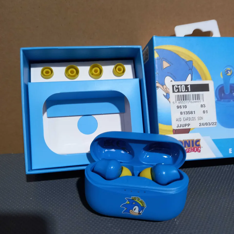 SONIC THE HEDGEHOG BLUETOOTH WIRELESS EARPODS