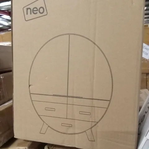 BOXED NEO WALL MOUNTED 2-DRAWER VANITY UNIT (1 BOX)