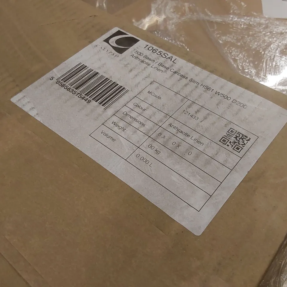 PALLET CONTAINING A LARGE QUANTITY OF ASSORTED BATHROOM FURNITURE PARTS INCLUDING: CALYPSO BASE CARCASSES ECT