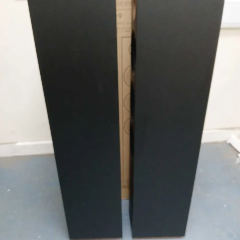 BOXED PAIR OF JAMO S 809 FLOORSTANDING HIGH PERFORMANCE SPEAKERS - BLACK