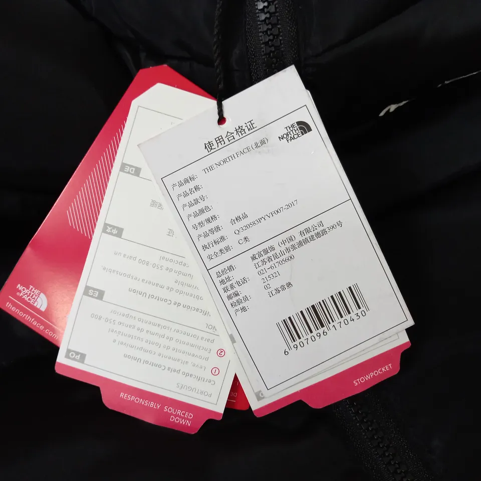 NORTH FACE PADDED GILET - M