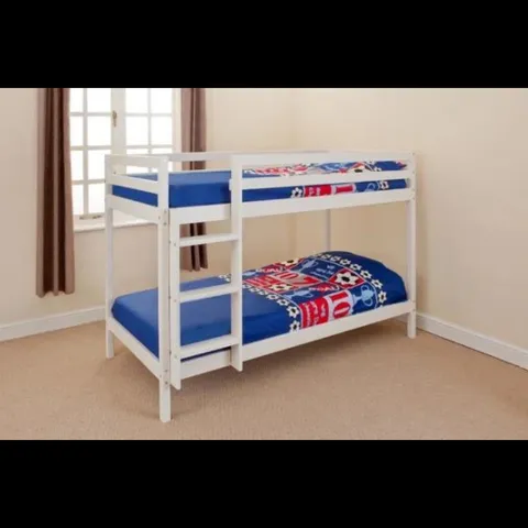 BOXED LINDBERGH SMALL SINGLE BED - WHITE