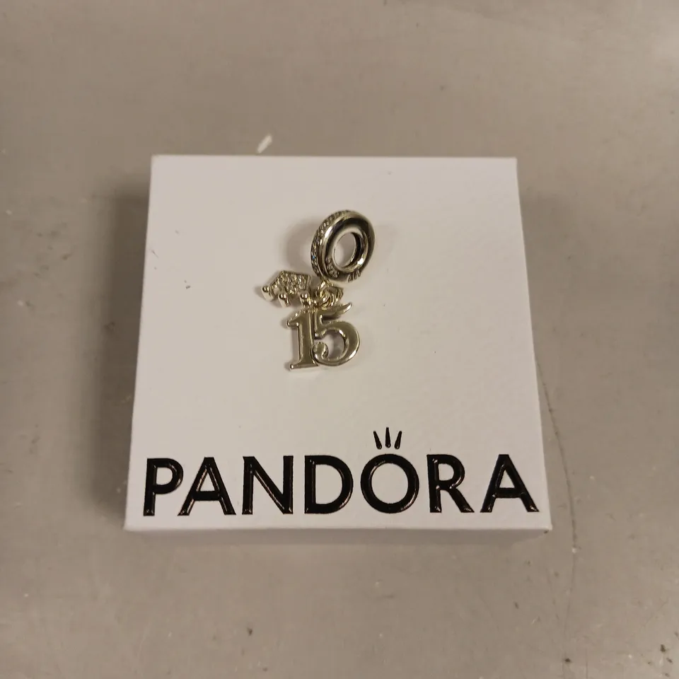 PANDORA 15TH BIRTHDAY DANGLE CHARM