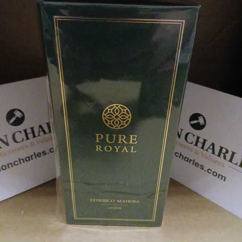 BOXED AND SEALED FEDERICO MAHORA PURE ROYAL UNISEX PARFUM 50ML