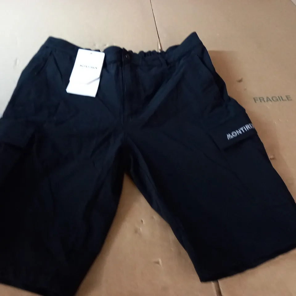 MONTREX PINNACLE SHORTS IN BLACK - L