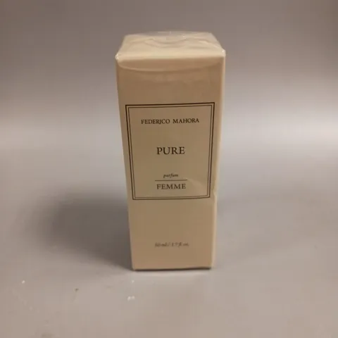 BOXED AND SEALED FEDERICO MAHORA PURE FEMME EAU DE PARFUM 50ML