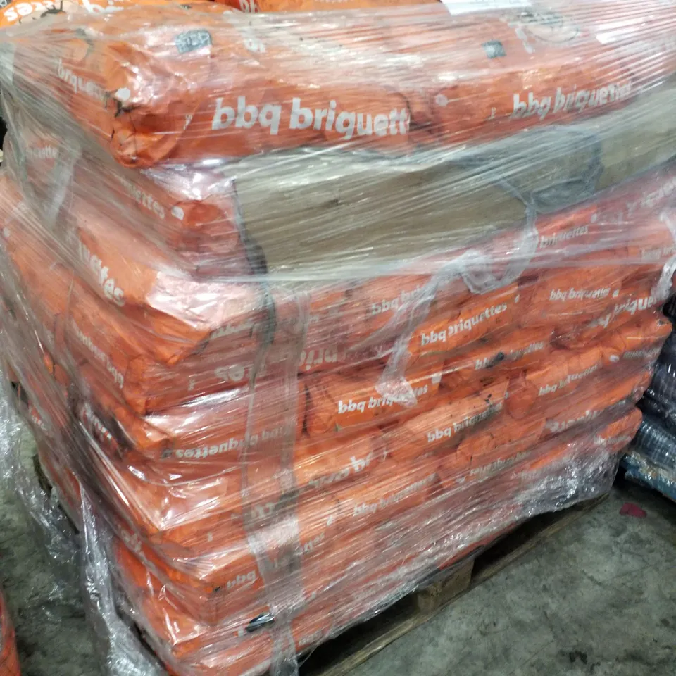 PALLET CONTAINING APPROXIMATELY 90 BAGS OF BARBECUE BRIQUETTES 