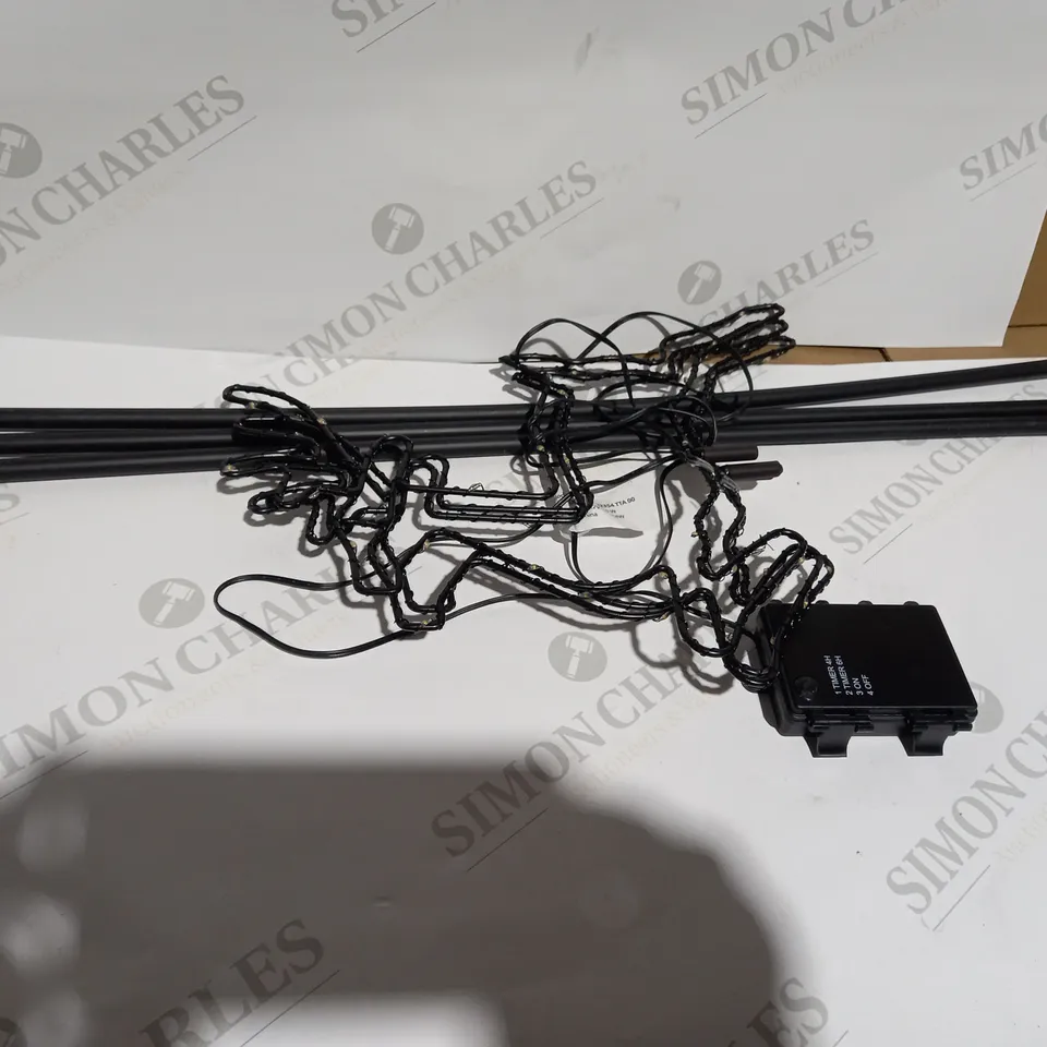 LUXFORM SET OF 3 LED FESTIVE STAKE LIGHTS
