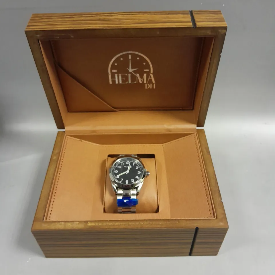 MENS HELMHA DH WATCH –  STAINLESS STEEL STRAP – 3ATM WATER RESISTANT