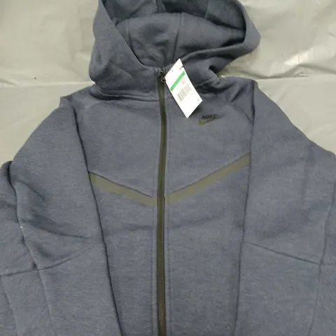 NIKE KIDS ZIP UP HOODIE - NAVY - SIZE XL