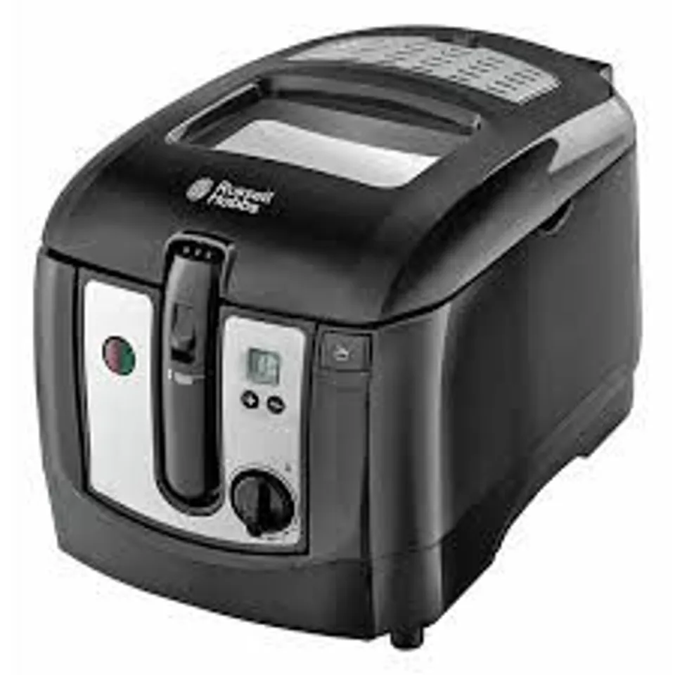 BOXED RUSSELL HOBBS 3L DIGITAL DEEP FRYER - BLACK (1 BOX)