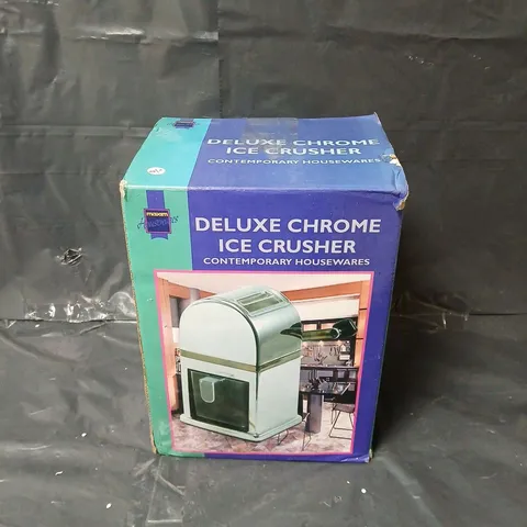 BOXED DELUXE CHROME ICE CRUSHER